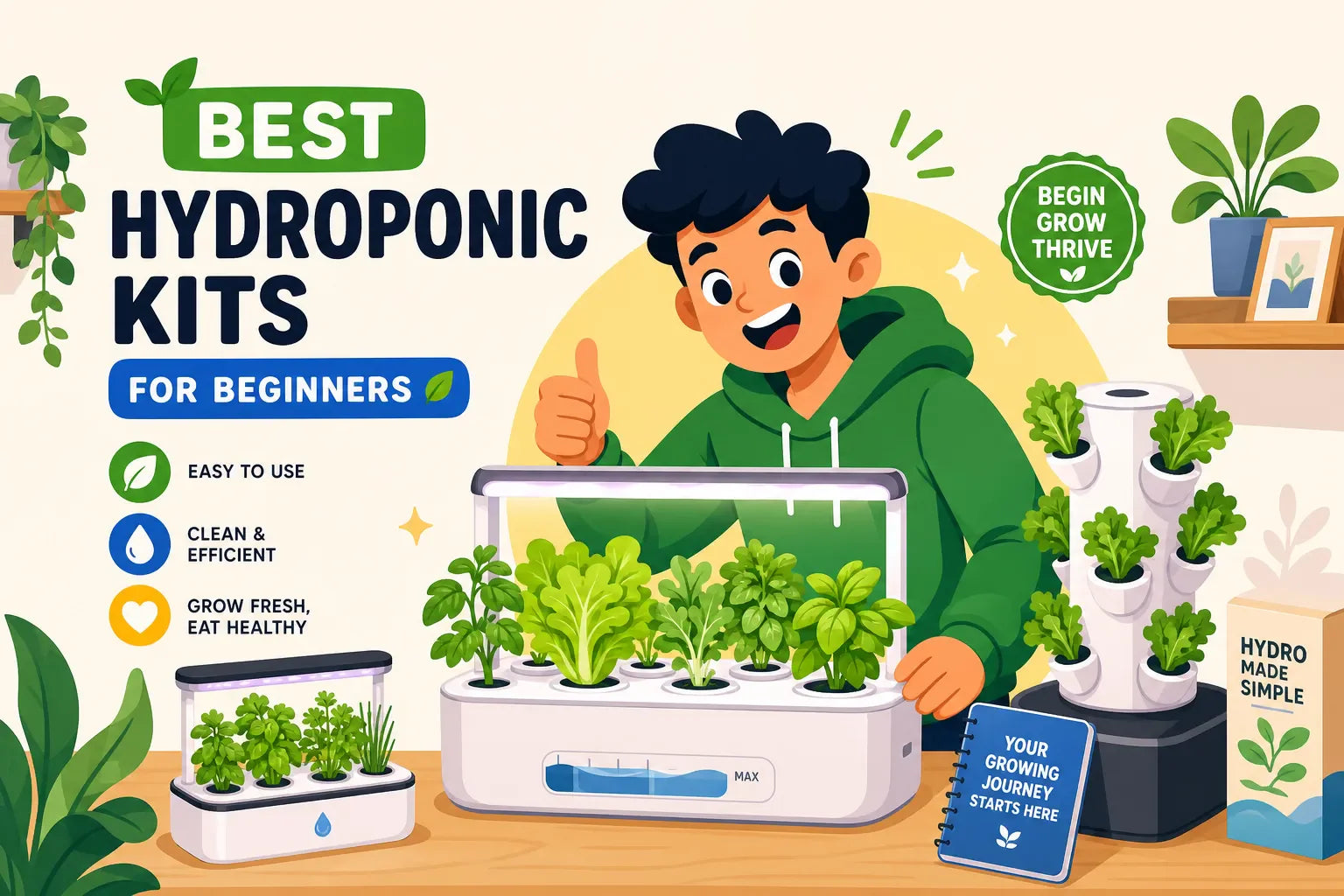 Best Hydroponic Kits for Beginners: 2026 Buyer's Guide