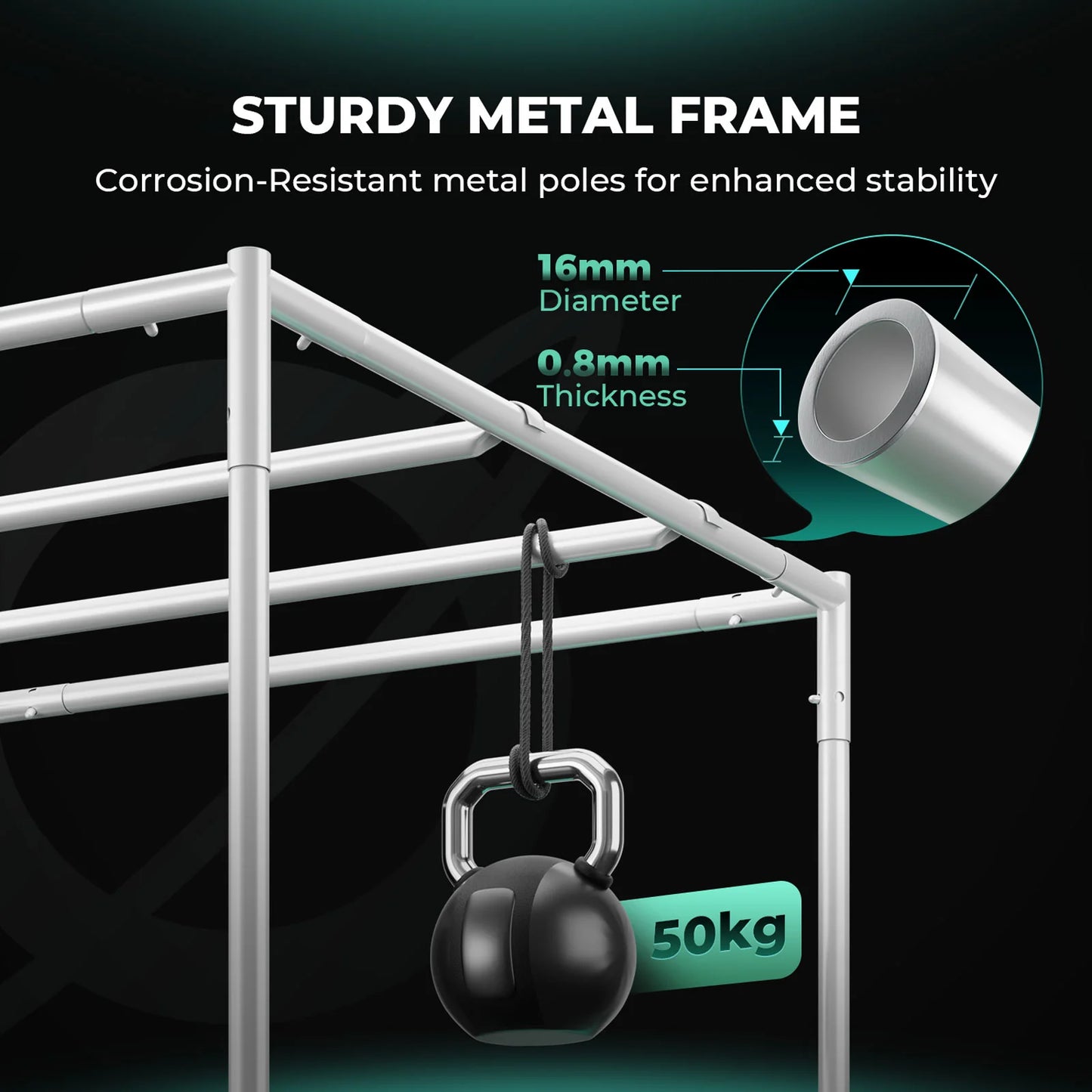 Mars Hydro Hydroponic 4x2 Grow Tent - 120X60X180cm