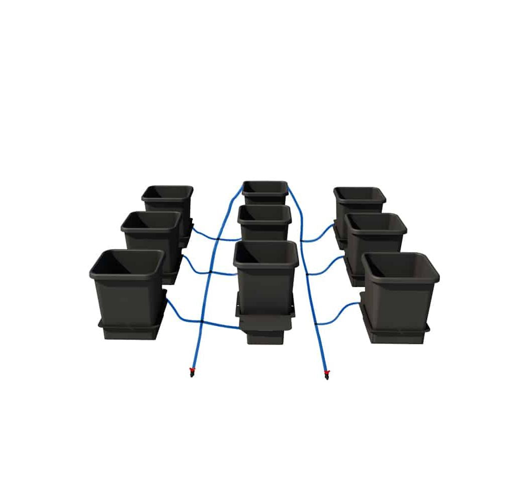 AutoPot Gravity‑Fed Self‑Watering Hydroponic Kit – 15 L Pots (Tank Optional)