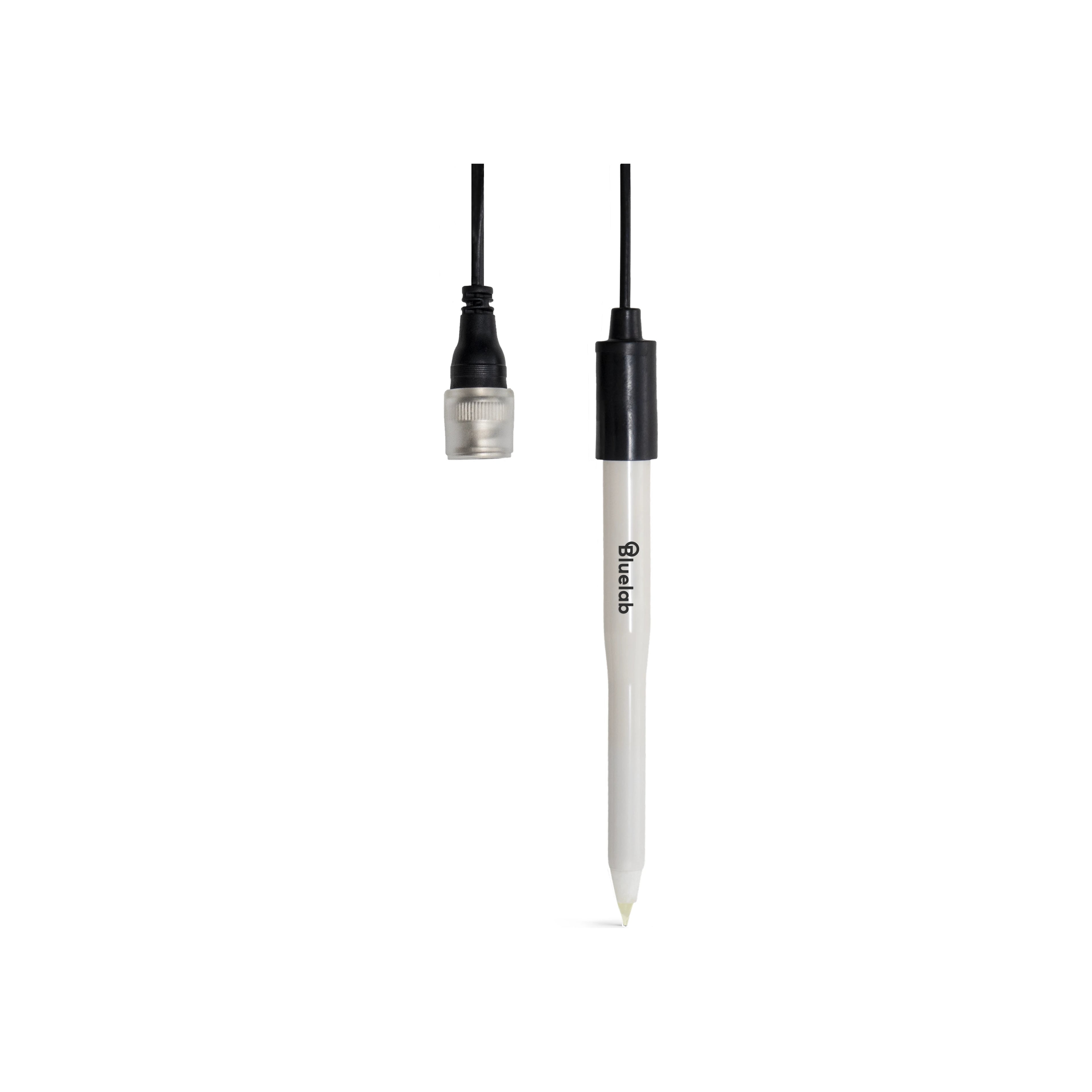 Bluelab Replacement Probe that is white and black with a sharp end