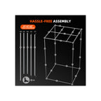 Spider Farmer 1680D grow tent steel frame
