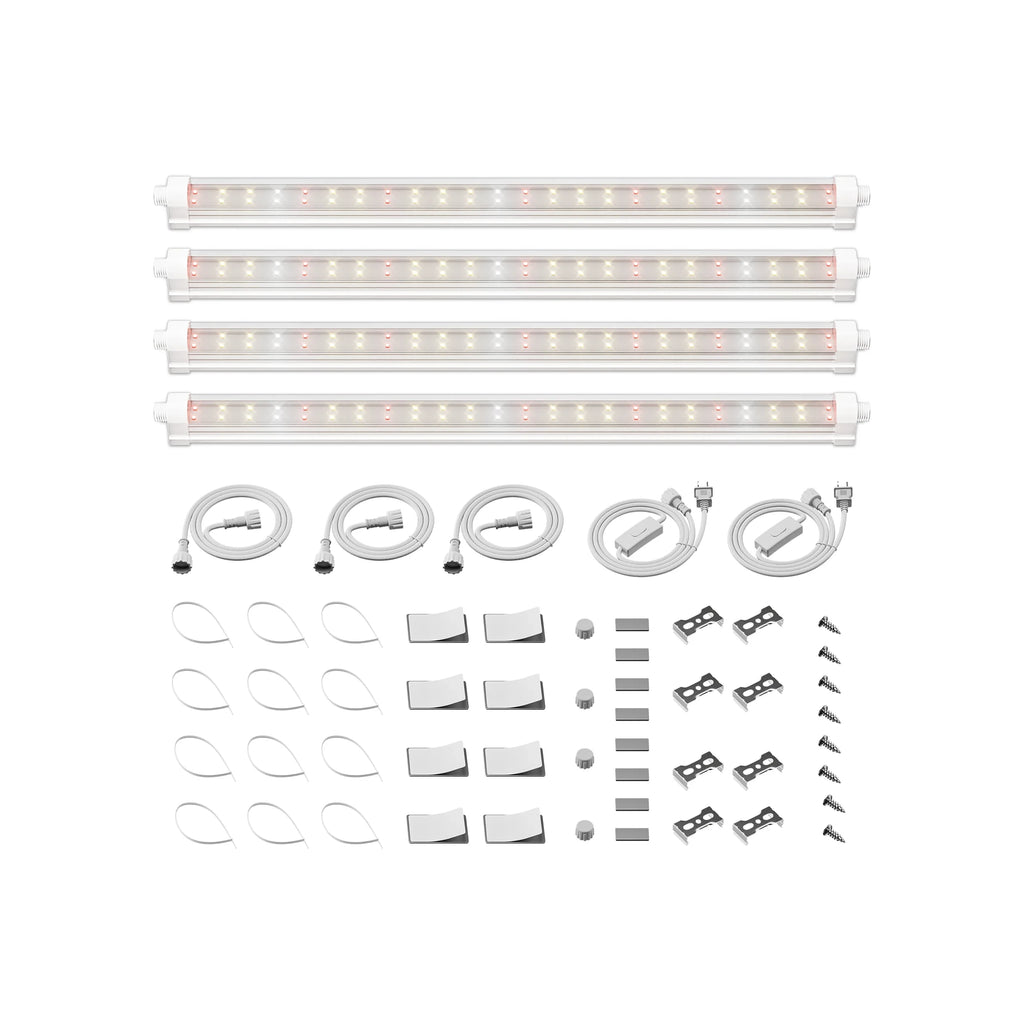 Spider Farmer GlowBar 30 cm LED grow light strips, pack of 4