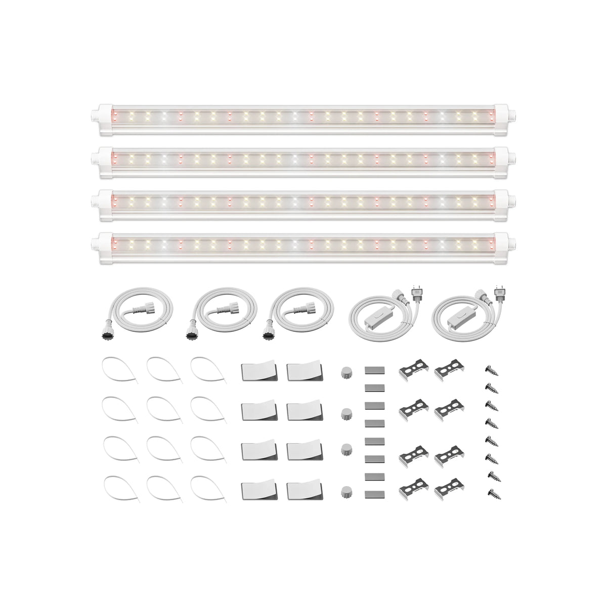 Spider Farmer GlowBar 30 cm LED grow light strips, pack of 4