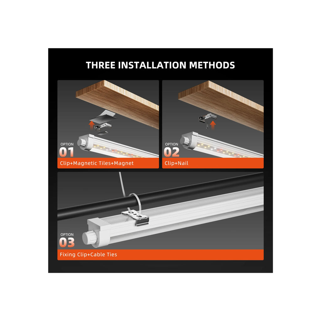 Spider Farmer GlowBar mounting options
