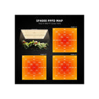 Spider Farmer SF4000 450 W LED grow light PPFD map