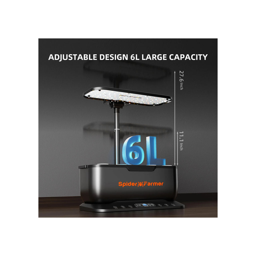 Spider Farmer SmartG12 adjustable light and 6 L tank